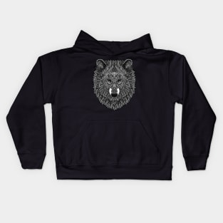 Gray Wolf Kids Hoodie